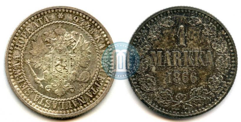 Фото 1 марка 1866 года S 