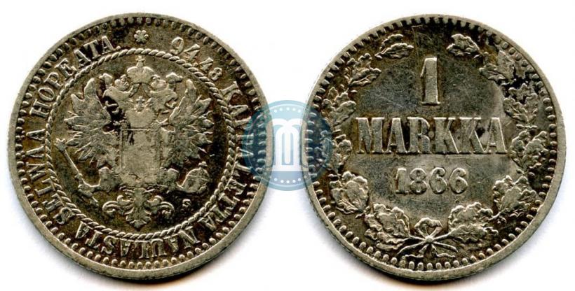 Фото 1 марка 1866 года S 