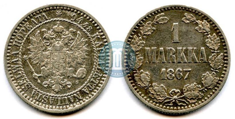 Фото 1 марка 1867 года S 