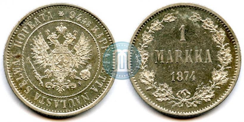 Фото 1 марка 1874 года S 