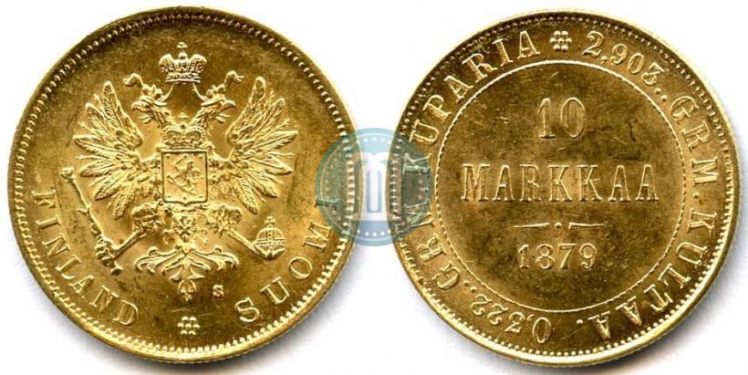 Picture 10 markkaa 1879 year S 