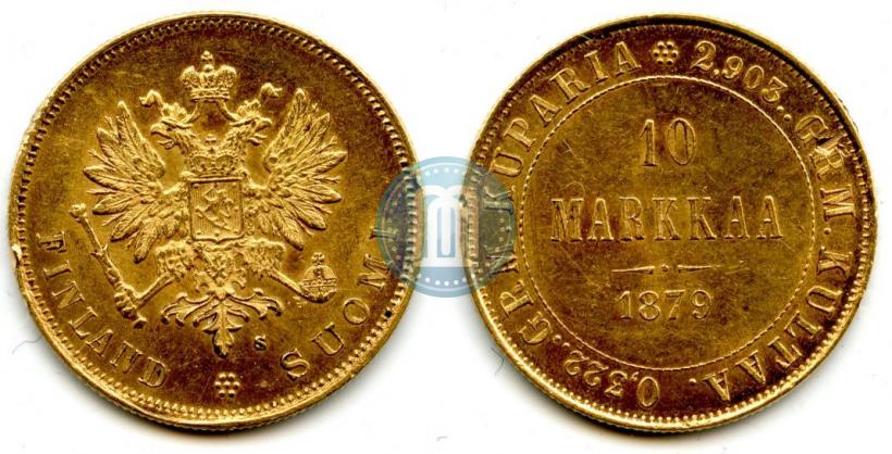 Picture 10 markkaa 1879 year S 