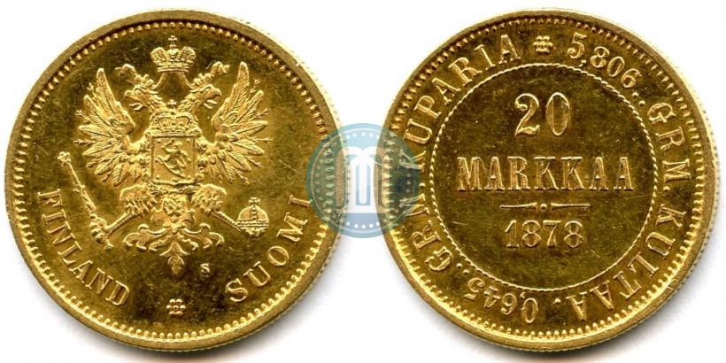 Picture 20 markkaa 1878 year S 