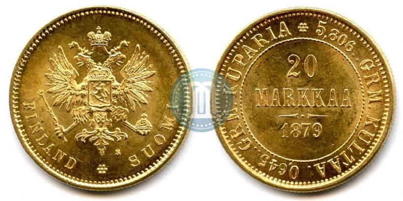 Picture 20 markkaa 1879 year S 
