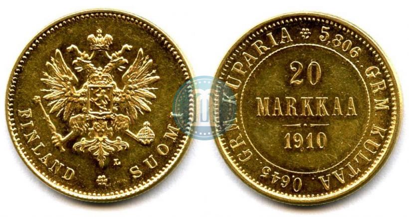 Picture 20 markkaa 1910 year L 