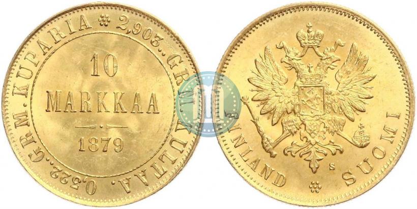 Picture 10 markkaa 1879 year S 