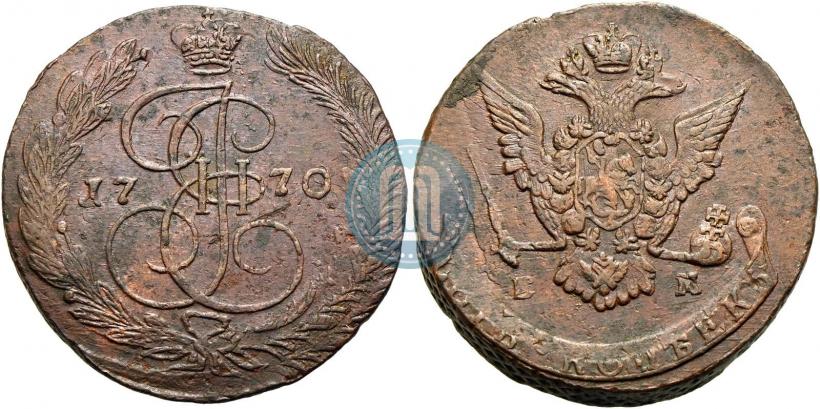 Фото 5 копеек 1770 года ЕМ 