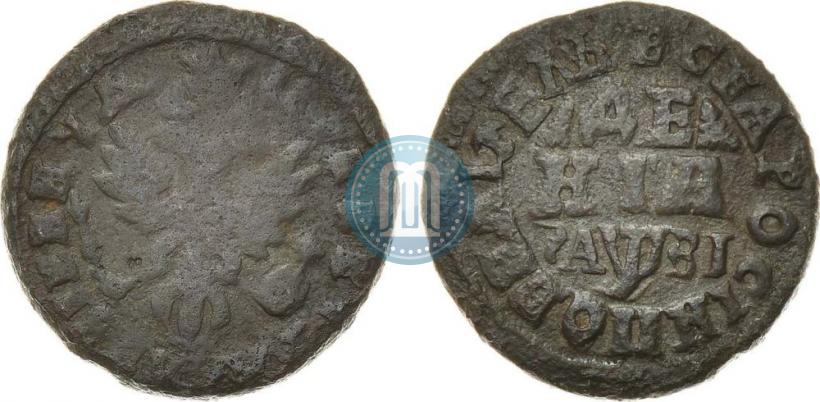 Фото Денга 1717 года  