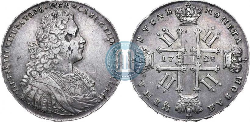 Picture 1 rouble 1728 year  "Type of 1728"