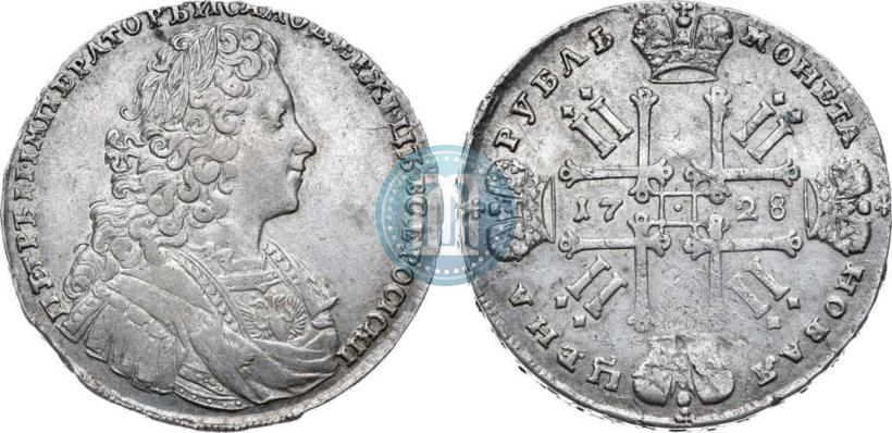 Picture 1 rouble 1728 year  "Type of 1728"