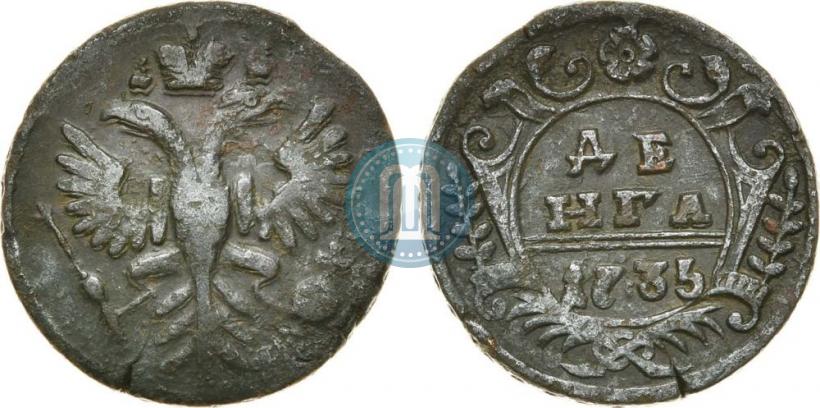 Фото Денга 1735 года  