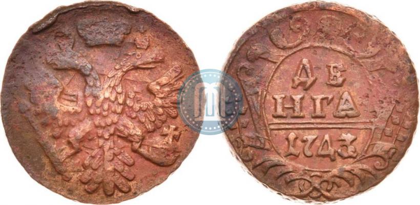 Фото Денга 1743 года  
