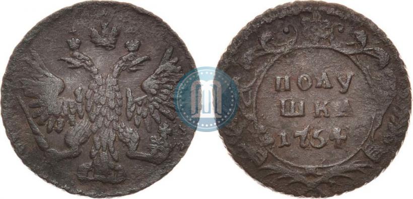 Picture Polushka 1754 year  