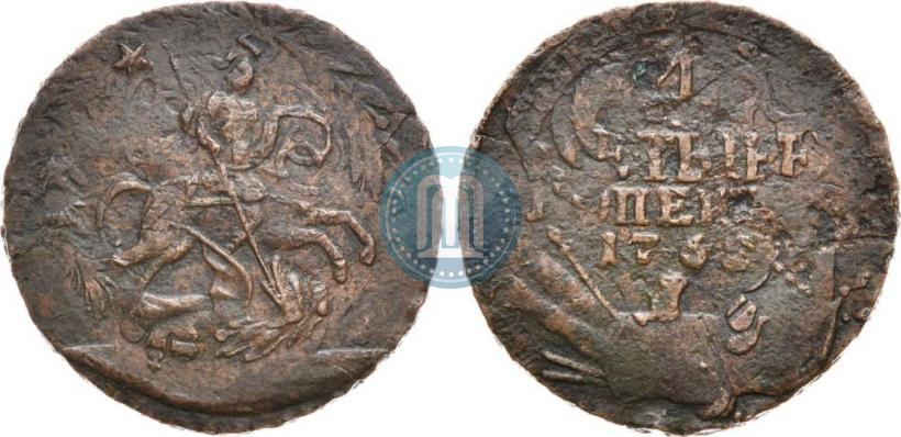 Фото 4 копейки 1762 года  