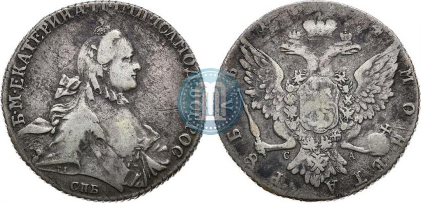 Picture 1 rouble 1764 year СПБ-СА 