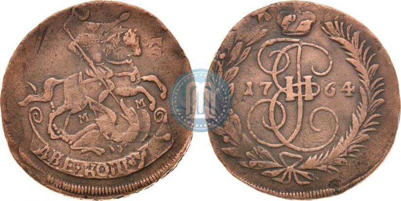 Picture 2 kopecks 1764 year ММ 