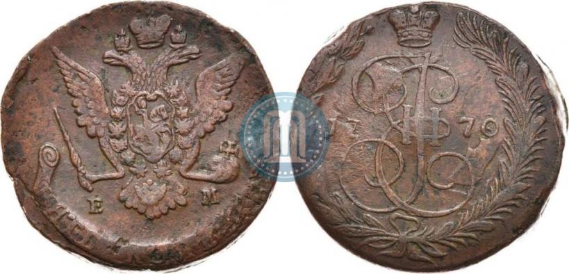 Фото 5 копеек 1770 года ЕМ 