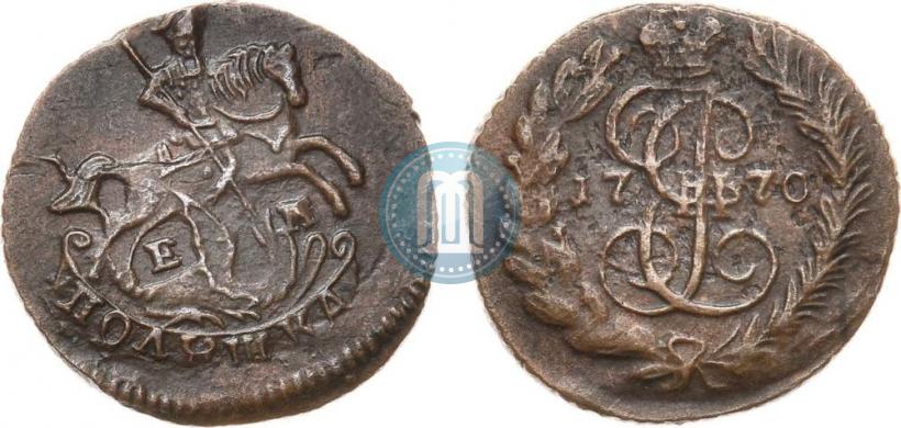 Фото Полушка 1770 года ЕМ 