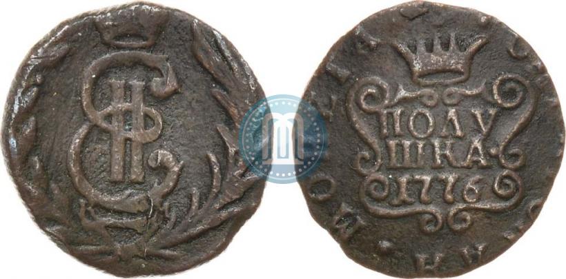 Фото Полушка 1776 года КМ 