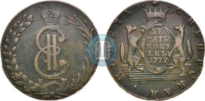 Picture 10 kopecks 1777 year КМ 