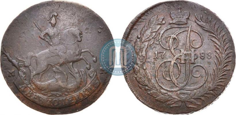 Picture 2 kopecks 1788 year ММ 