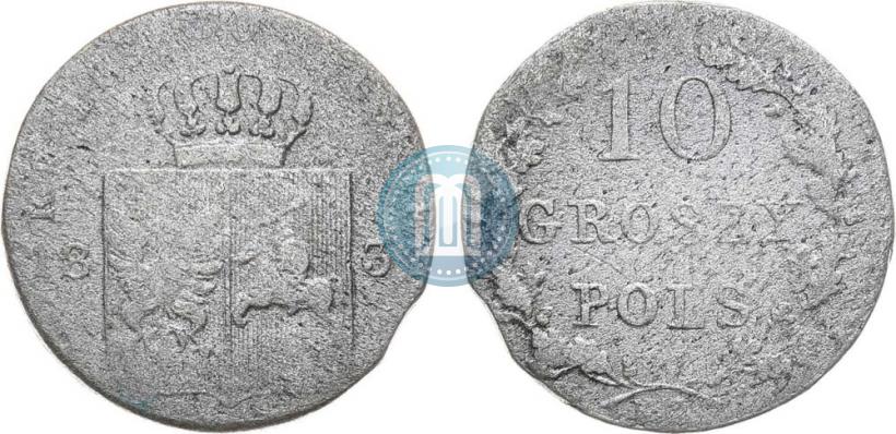 Picture 10 groszy 1831 year KG "Polish uprising"