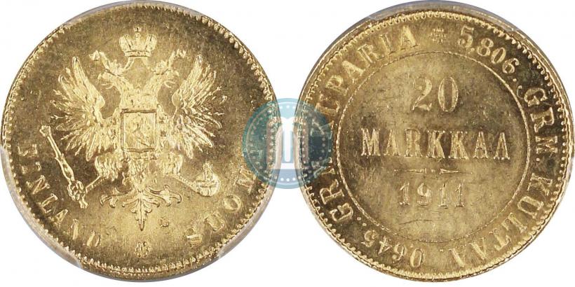 Picture 20 markkaa 1911 year L 