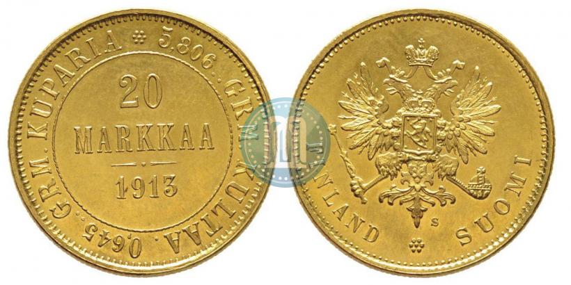 Picture 20 markkaa 1913 year S 