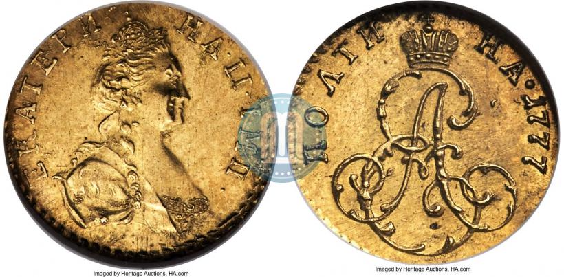 Фото Полтина 1777 года  