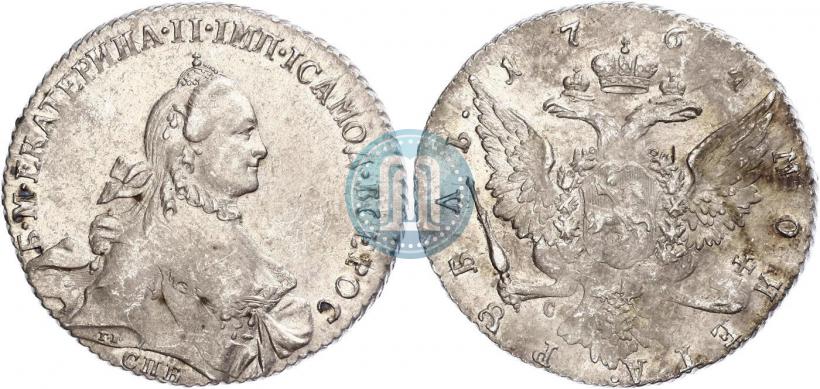 Picture 1 rouble 1764 year СПБ-СА 