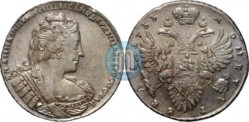 Picture 1 rouble 1733 year  