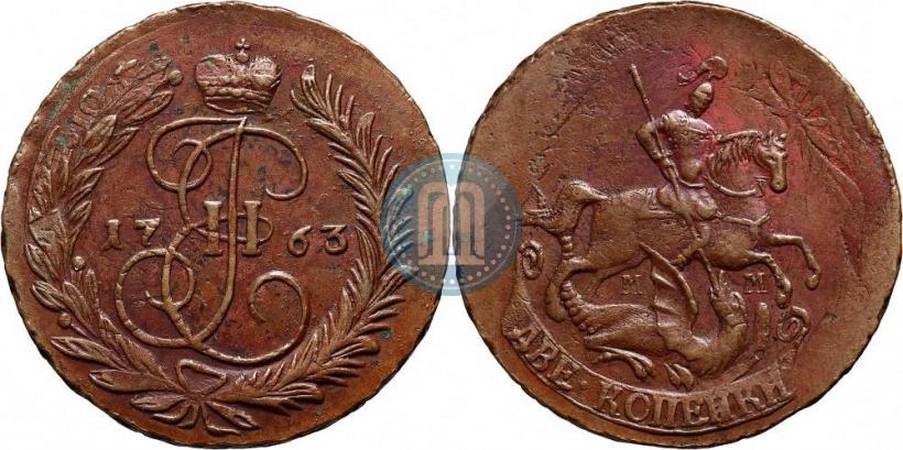 Picture 2 kopecks 1763 year ММ 