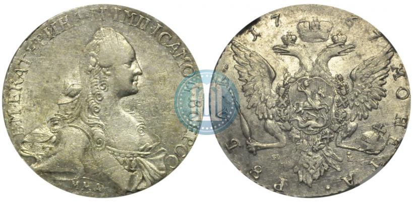 Picture 1 rouble 1767 year ММД-EI 