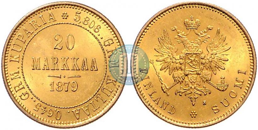 Picture 20 markkaa 1879 year S 