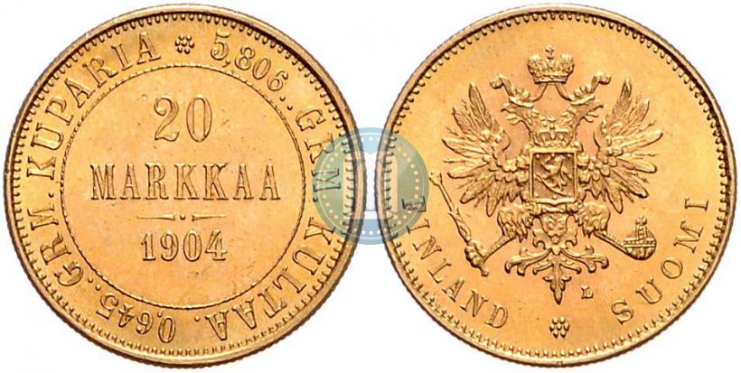Фото 20 марок 1904 года L 