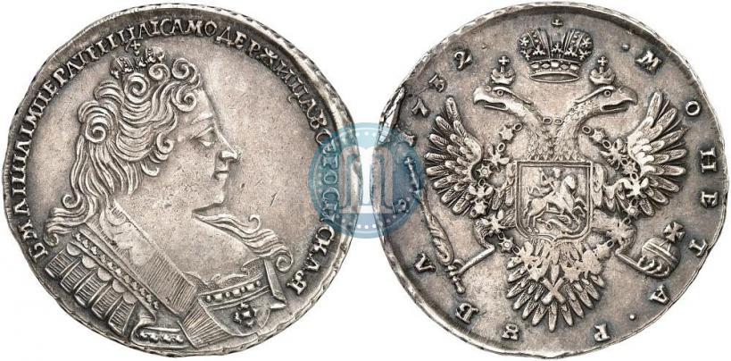 Фото 1 рубль 1732 года  