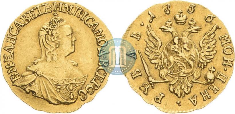 Picture 1 rouble 1756 year  