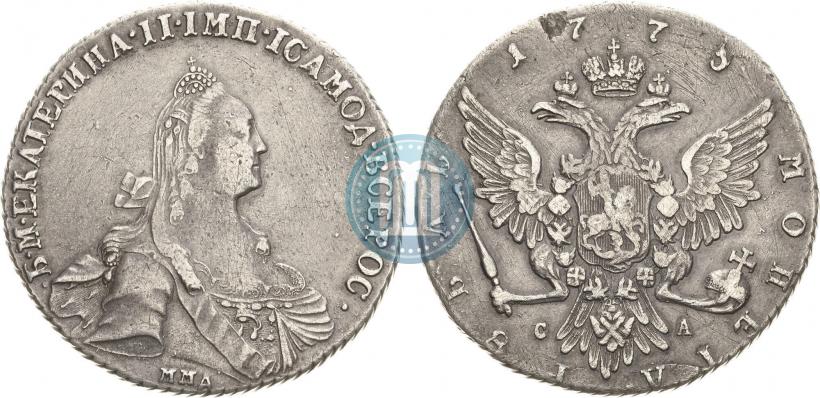 Picture 1 rouble 1775 year ММД-СА 