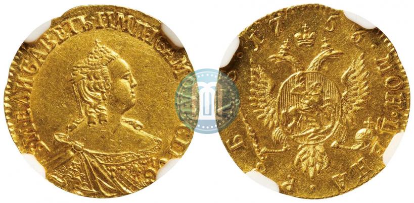 Picture 1 rouble 1756 year  