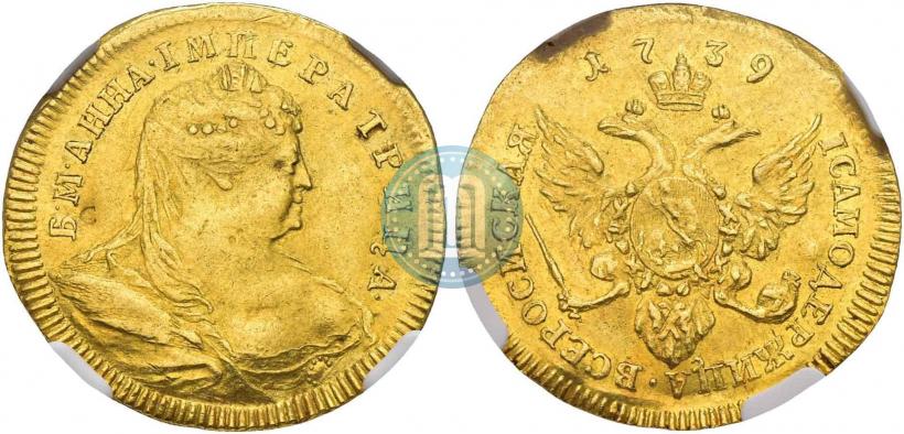 Picture 1 ducat 1739 year  