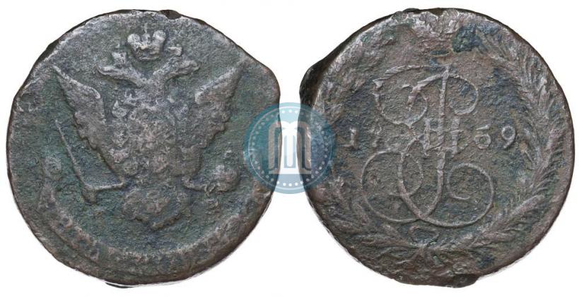 Фото 5 копеек 1769 года ЕМ 