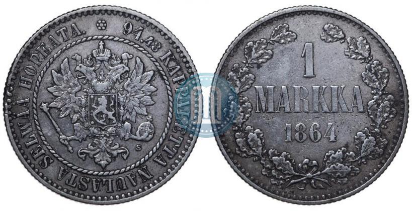 Фото 1 марка 1864 года S 