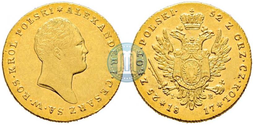 Picture 25 złotych 1817 year IB 