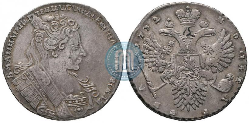 Picture 1 rouble 1732 year  