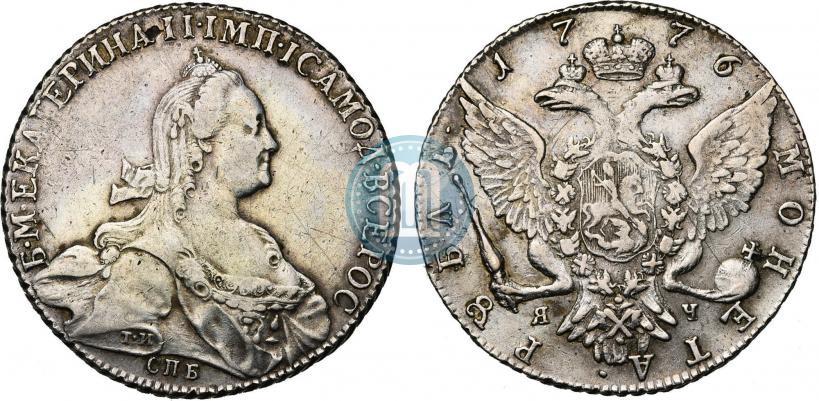 Фото 1 рубль 1776 года СПБ-ЯЧ 