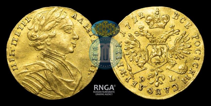 Picture 1 ducat 1712 year D-L 