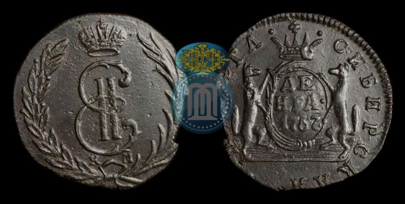 Фото Денга 1767 года КМ 