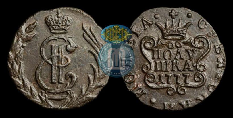 Фото Полушка 1777 года КМ 