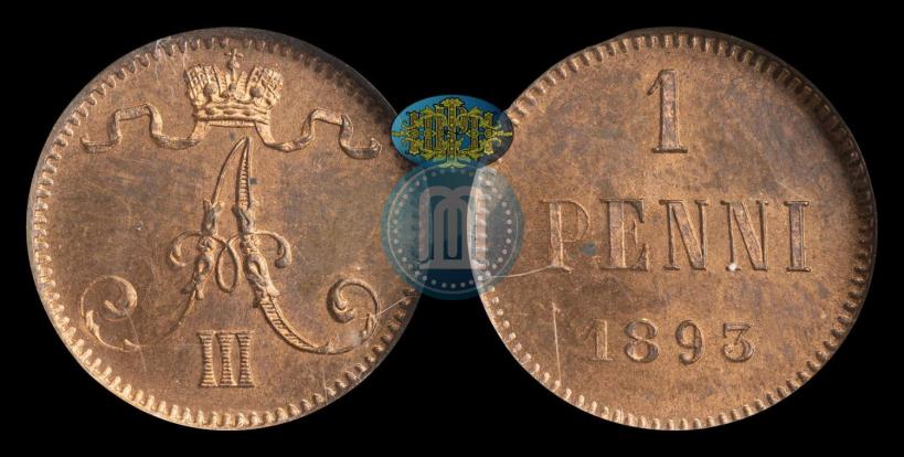 Picture 1 penni 1893 year  