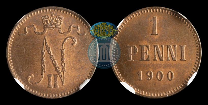 Picture 1 penni 1900 year  